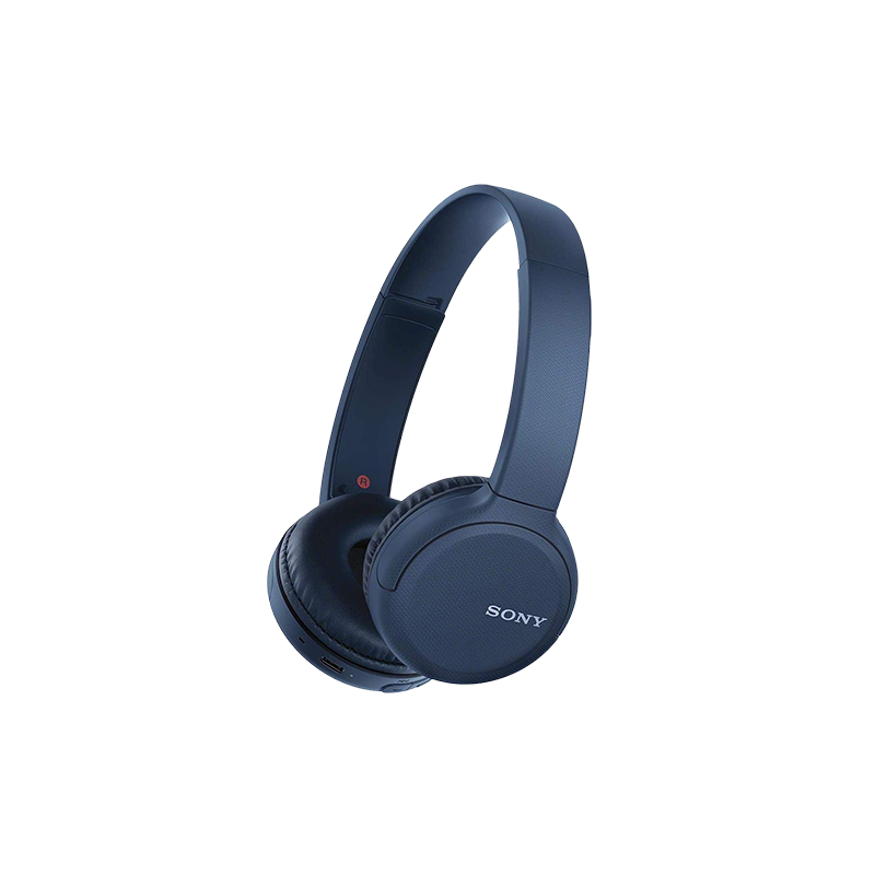 Sony WHCH510 Over-Ear Wireless Headset - Blue